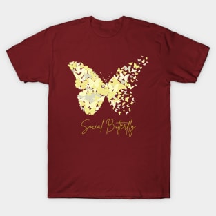 Social Butterfly Personality v3 T-Shirt